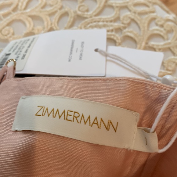 Zimmerman Dancer Empire waist dress New Size 1Dusty pink - Picture 10 of 10